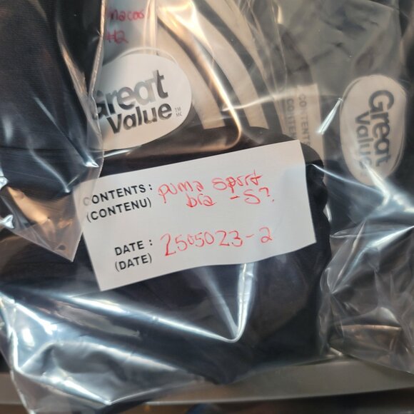 Puma Sports Bra Womens M Black Light Support Athletic Activewear Gym Yoga Run - Picture 6 of 6